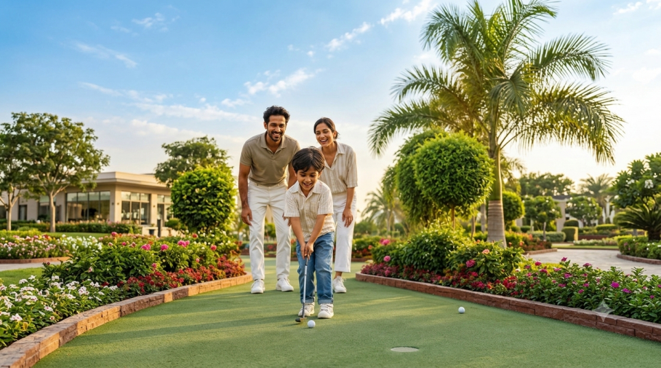 Mini-Golf Putting Zone